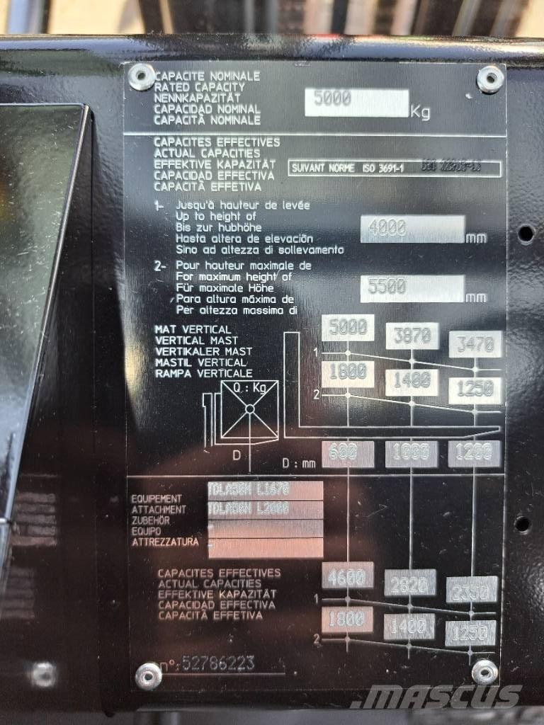 Manitou M 50-4 Terrenggående gaffeltruck