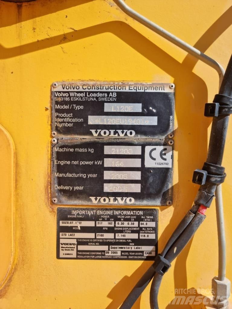 Volvo L 120 E Hjullastere