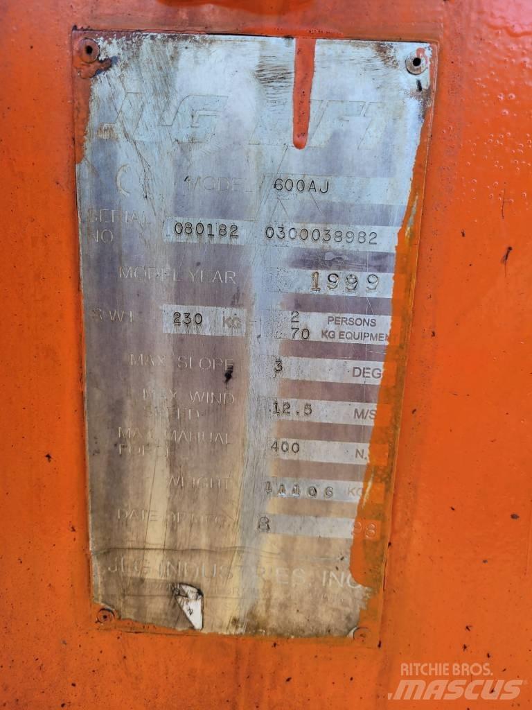 JLG 600 AJ Teleskop bomlifter