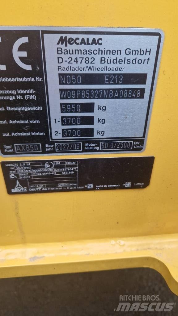 Mecalac AX 850 Hjullastere