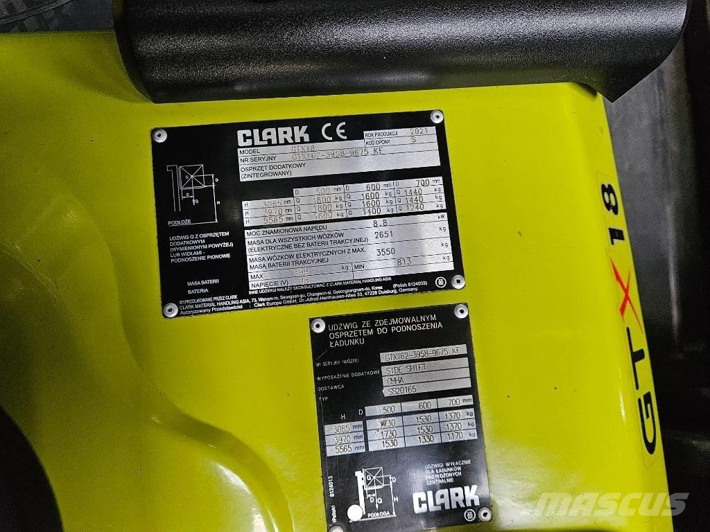 Clark GTX 18 Elektriske trucker