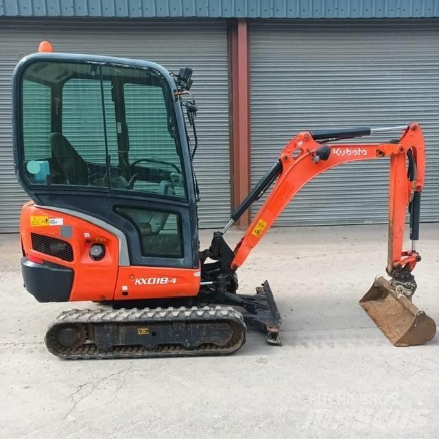 Kubota KX 018-4 Minigravere <7t