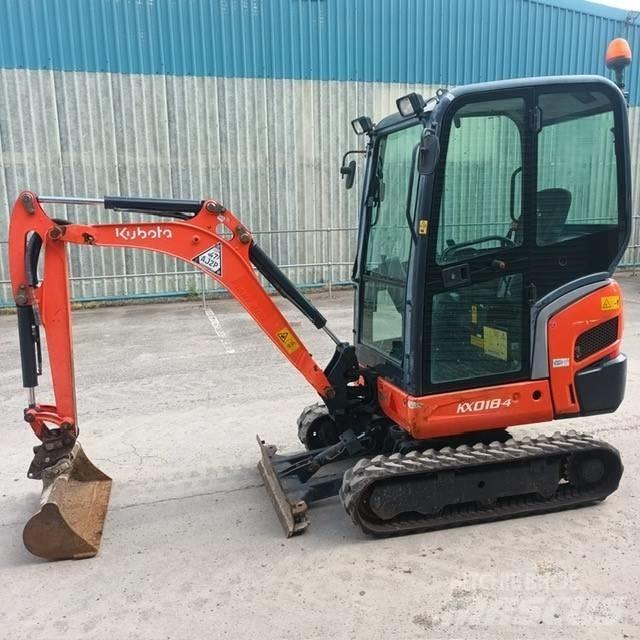 Kubota KX 018-4 Minigravere <7t