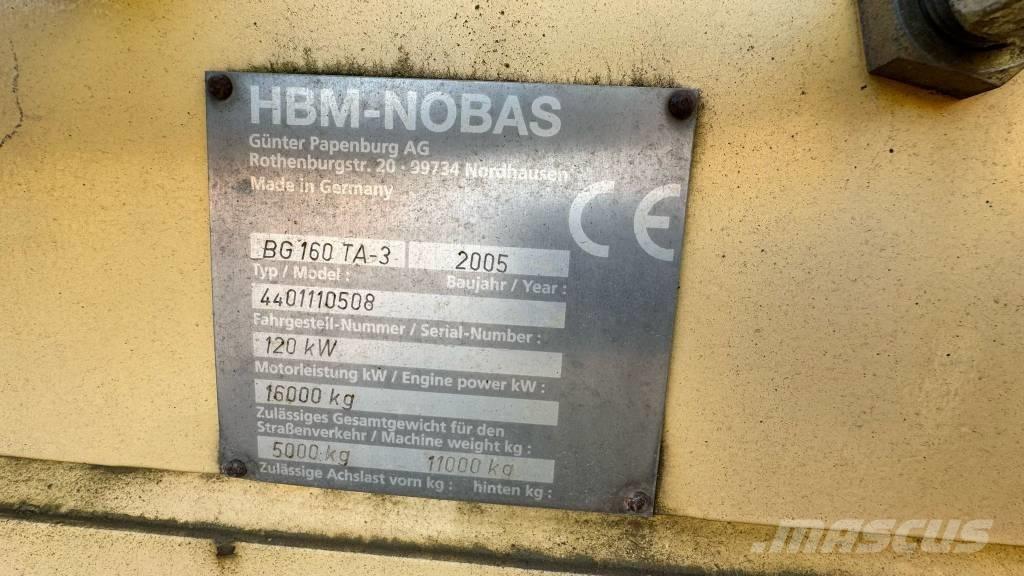 HBM-Nobas GB160TA-3 Veihøvler