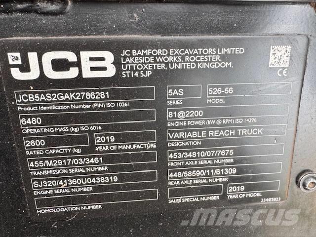 JCB 526-56 Agri Plus Teleskoplastere for Landbruk