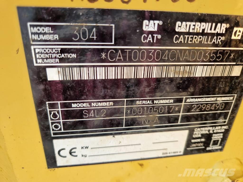 CAT 304 CR Minigravere <7t