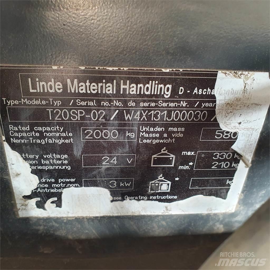 Linde T20SP kurz Lavtløftende truck