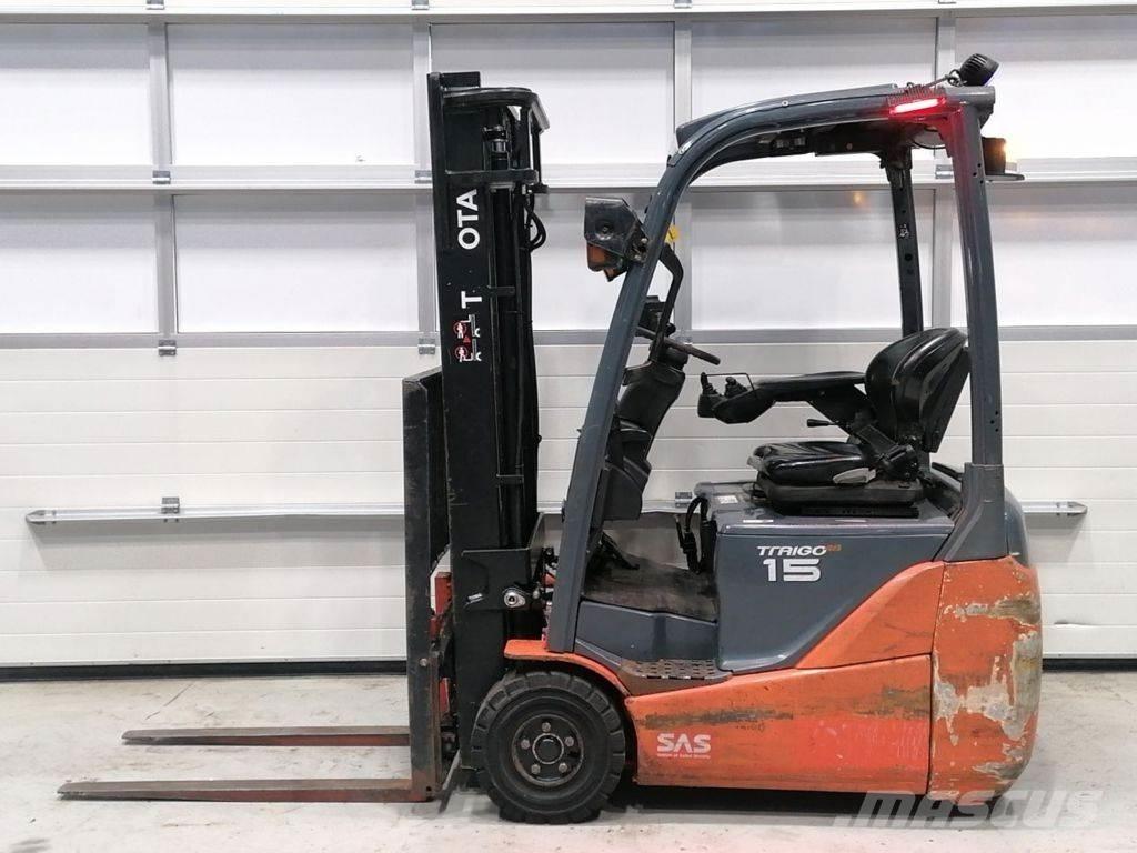 Toyota 8FBET15 Elektriske trucker