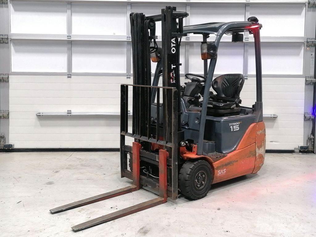 Toyota 8FBET15 Elektriske trucker