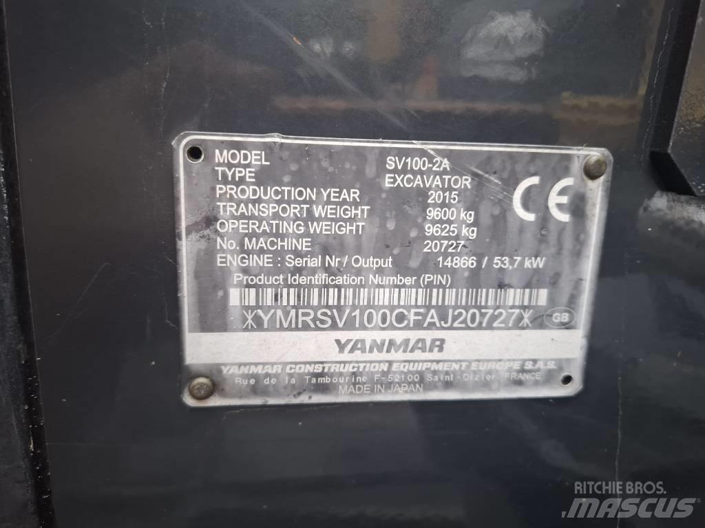 Yanmar SV 100-2A Midigravere 7 - 12t
