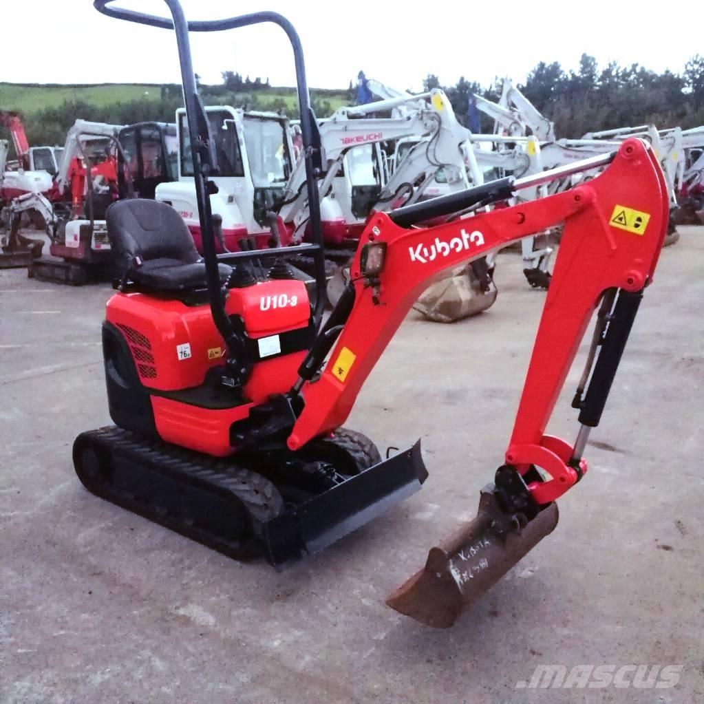 Kubota U 10-3 Minigravere <7t