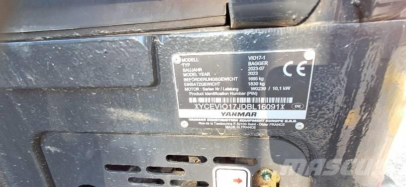 Yanmar Vio 17-1 Minigravere <7t