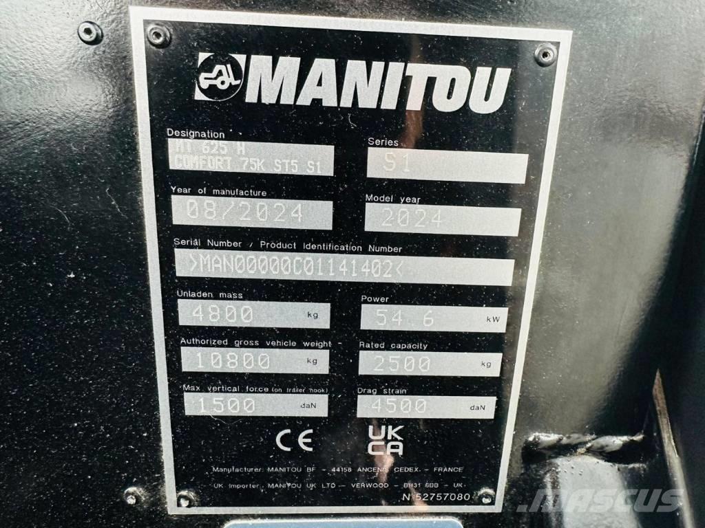 Manitou MT 625 H Teleskoplastere