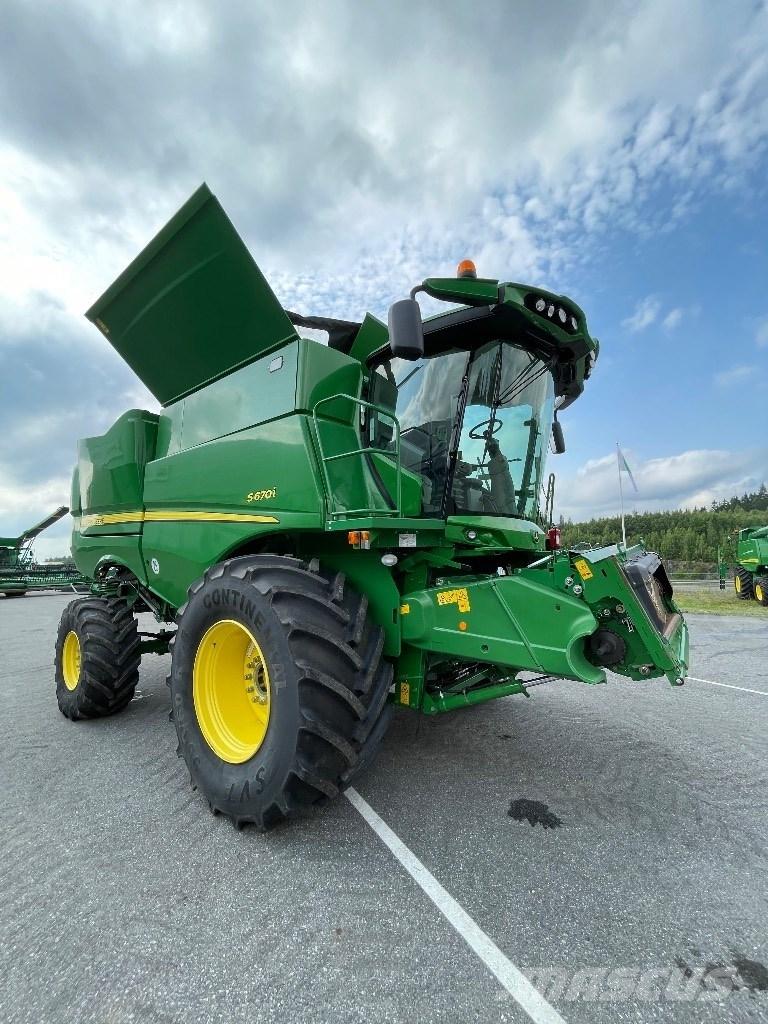 John Deere S 670 i Skurtreskere