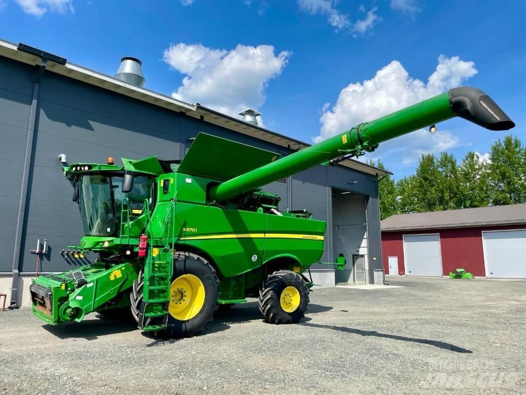 John Deere S 670 i Skurtreskere