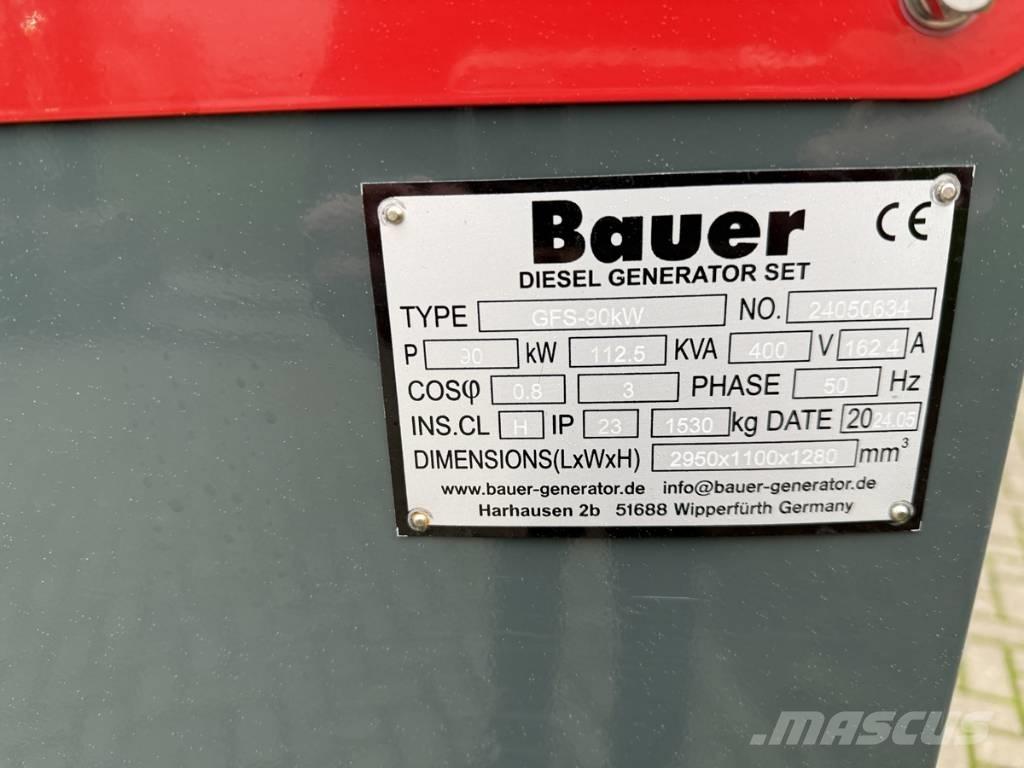 Bauer 124 KVA Diesel Generatorer