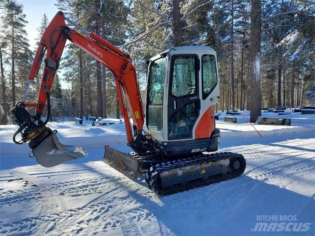 Kubota U25-3 Minigravere <7t