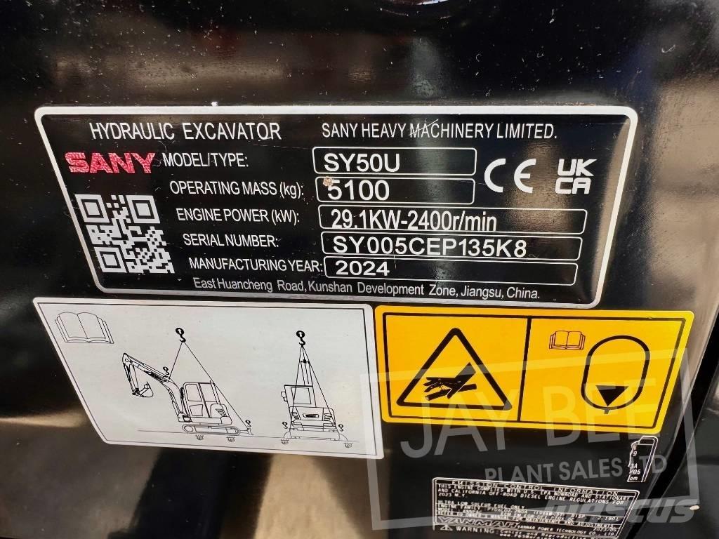 Sany SY 50 U Minigravere <7t