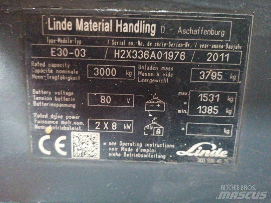 Linde E30-03 Elektriske trucker