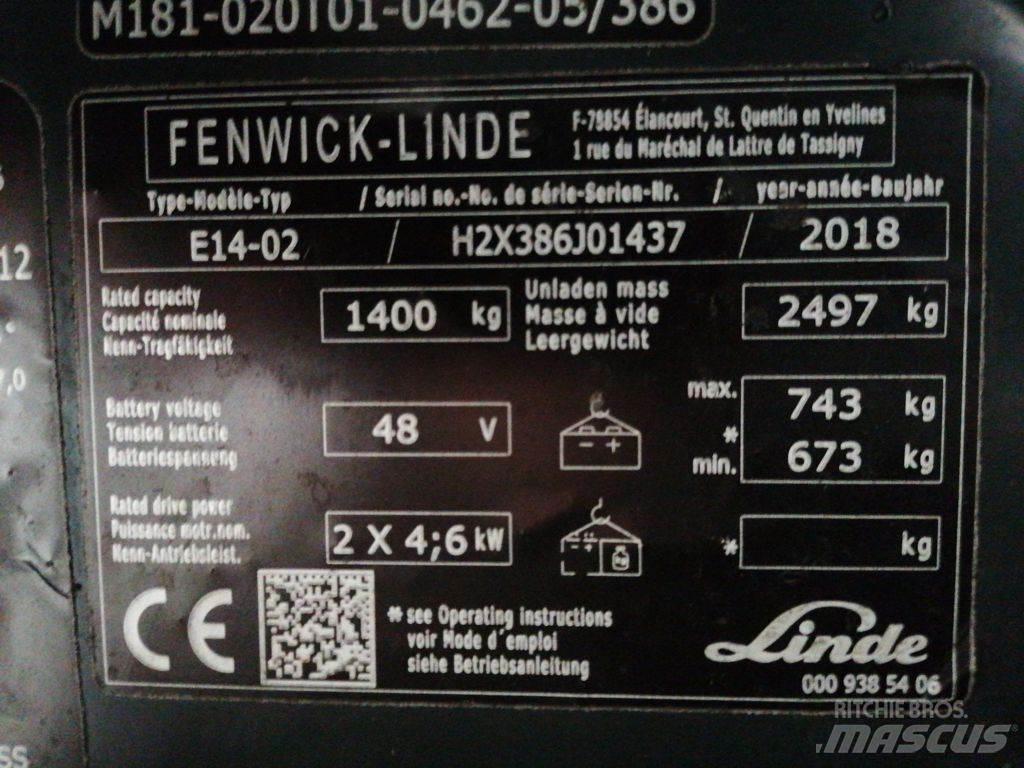 Linde E14-02 Elektriske trucker