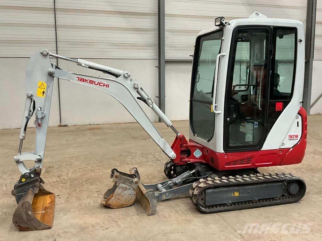 Takeuchi TB 216 Minigravere <7t