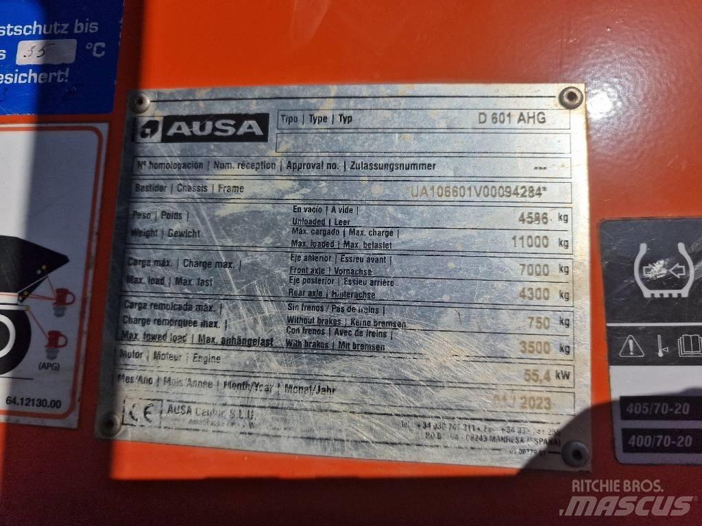 Ausa D601AHG Rammestyrte Dumpere