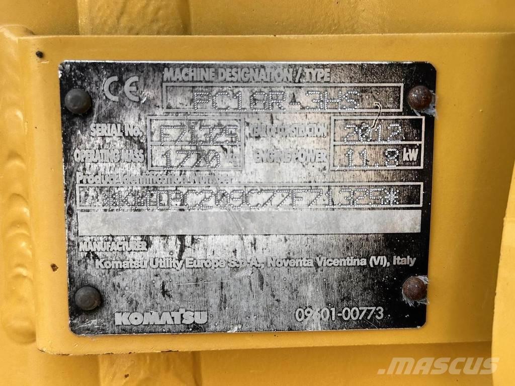 Komatsu PC16R-3HS Minigravere <7t