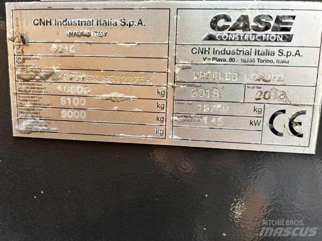 CASE 721G XR Hjullastere