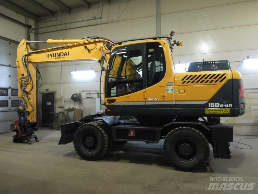 Hyundai R 160 W-9A Hjulgravere