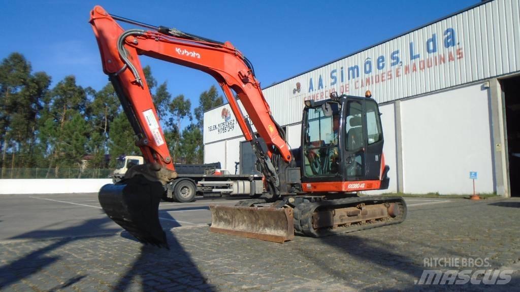 Kubota KX 080-4 Midigravere 7 - 12t