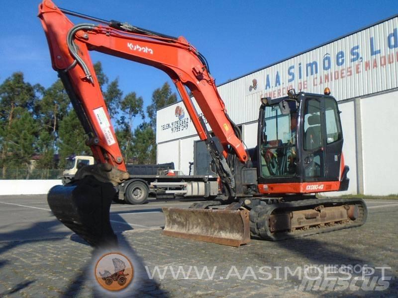 Kubota KX 080-4 Midigravere 7 - 12t