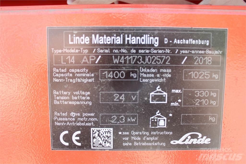 Linde L14APi Ledestablere
