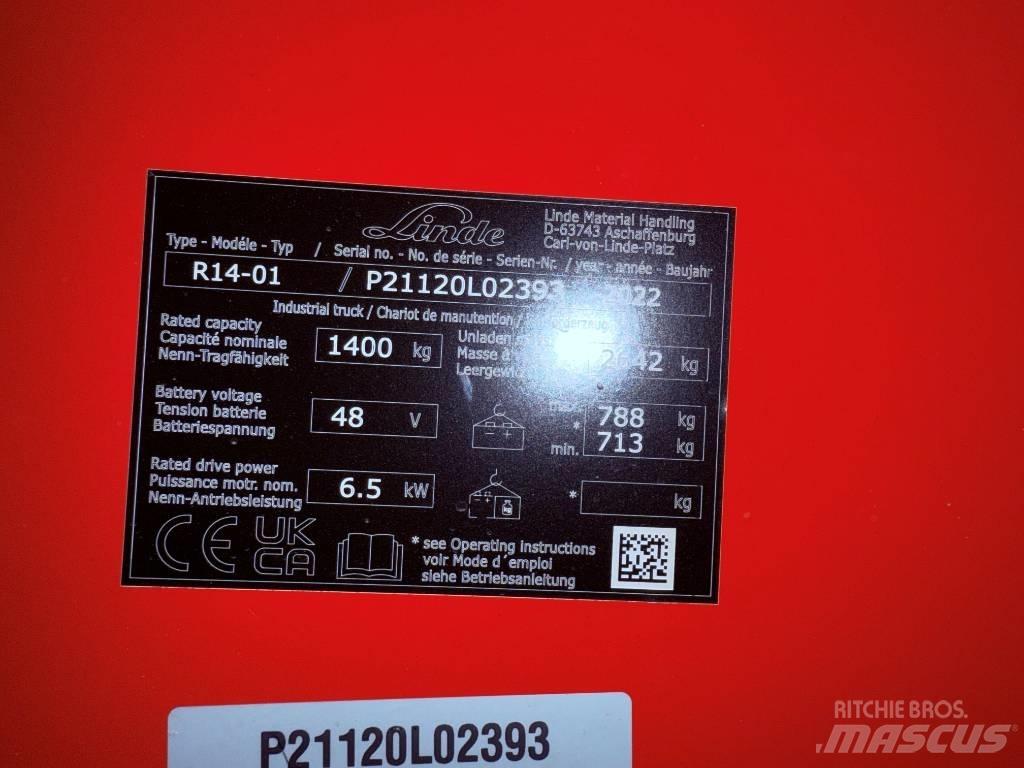 Linde R14/1120 Skyvemasttruck