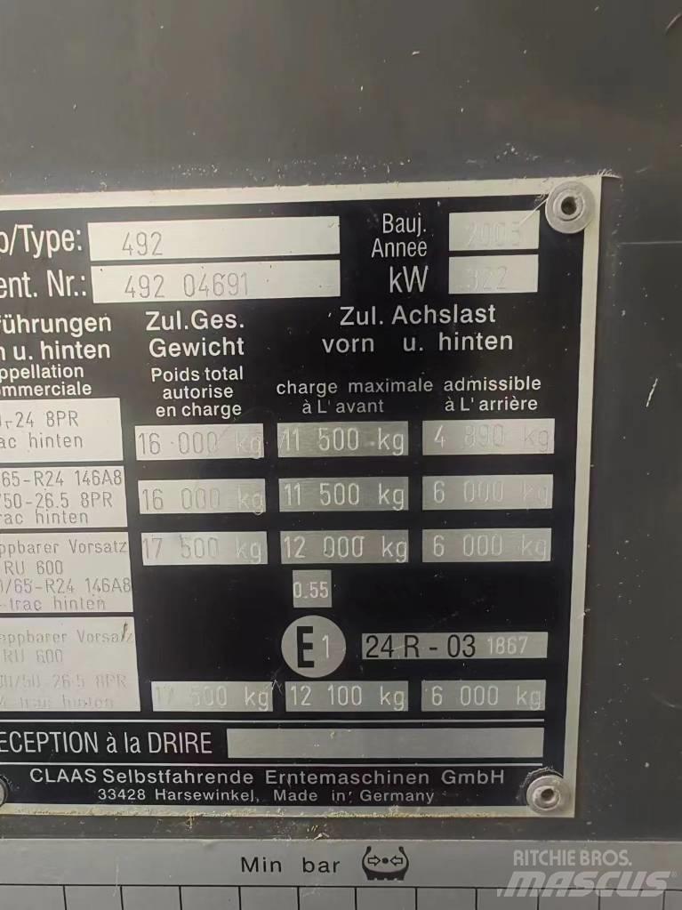 CLAAS Jaguar 870 Selvdrevne fôrhøstere