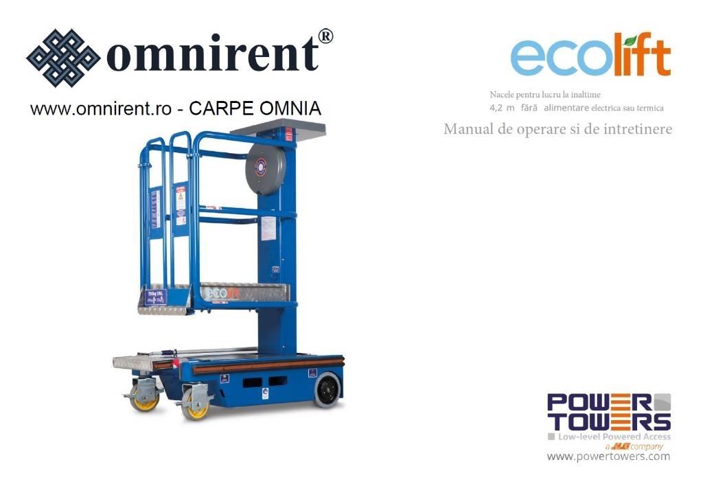JLG Ecolift Manuelt flyttbare lifter
