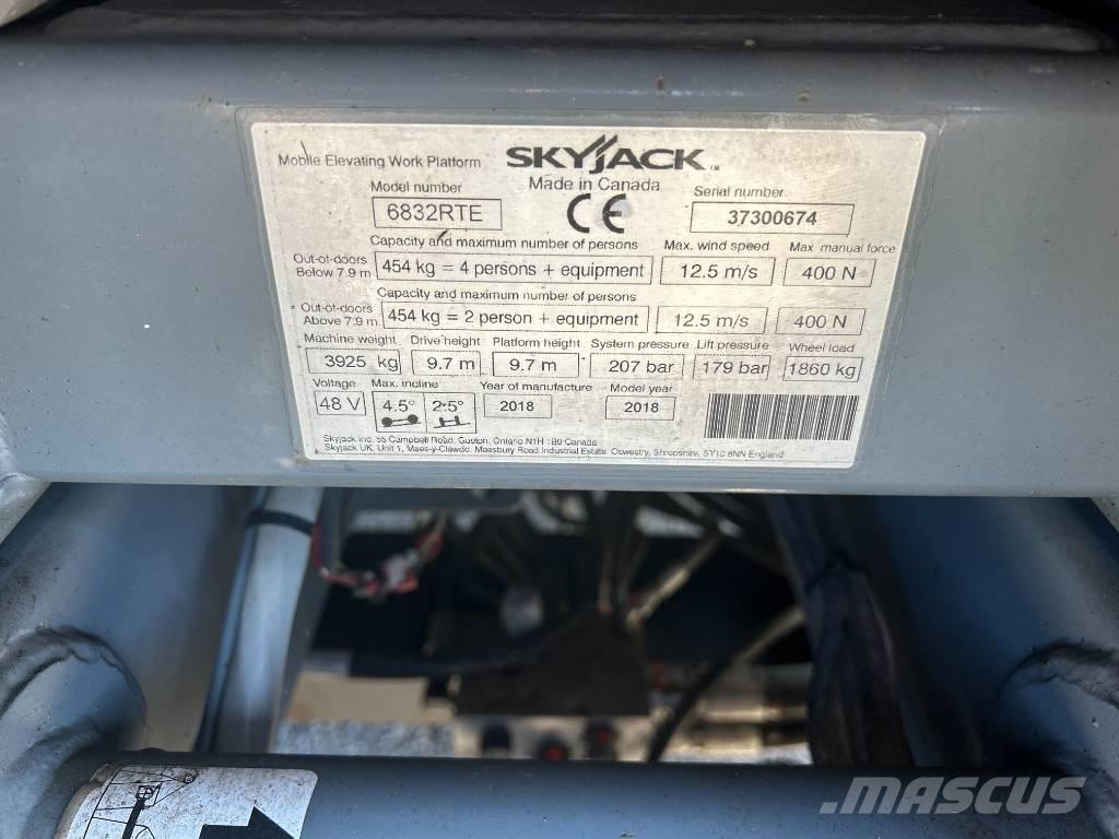 SkyJack SJ 6832 RTE Sakselifter