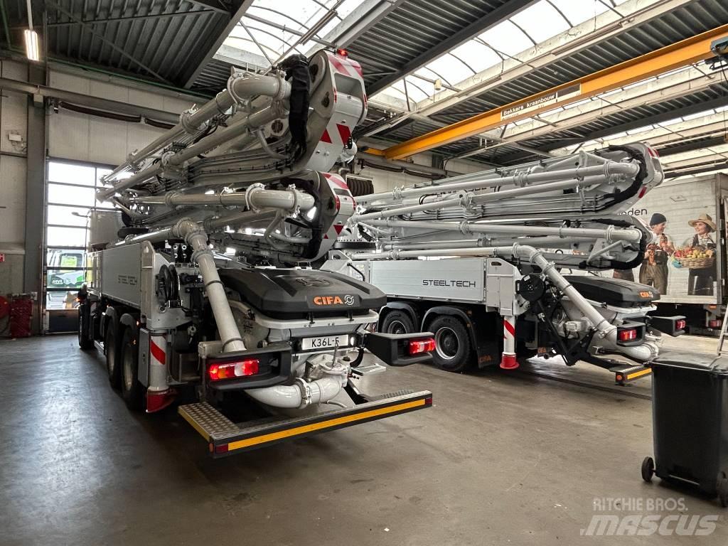 Cifa K36L-5 Betongpumpe biler