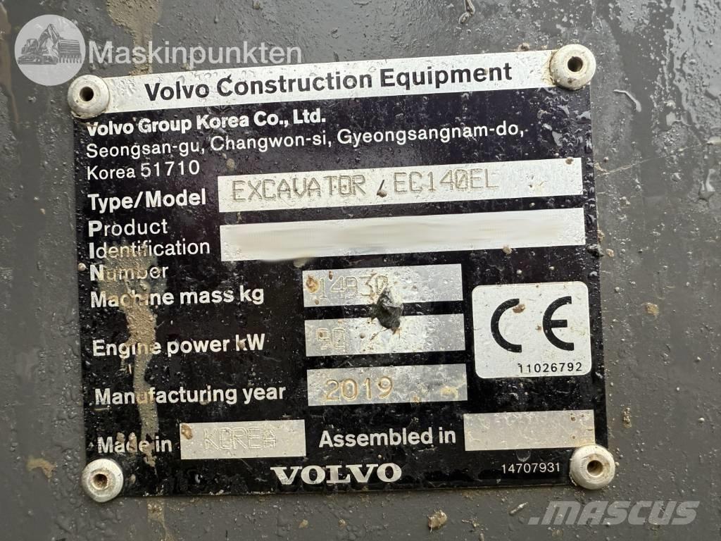 Volvo EC 140 EL Beltegraver