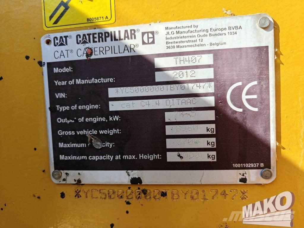 CAT TH 407 Teleskoplastere