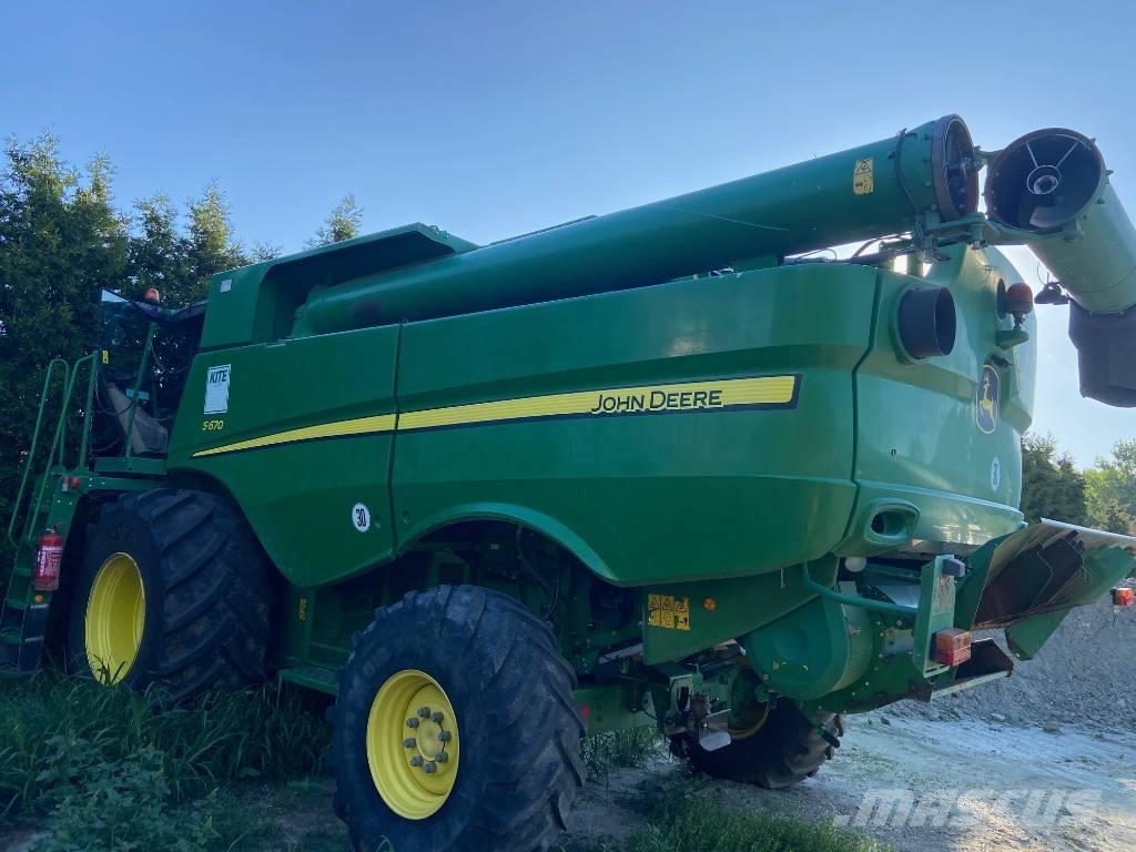 John Deere S 670 i Skurtreskere
