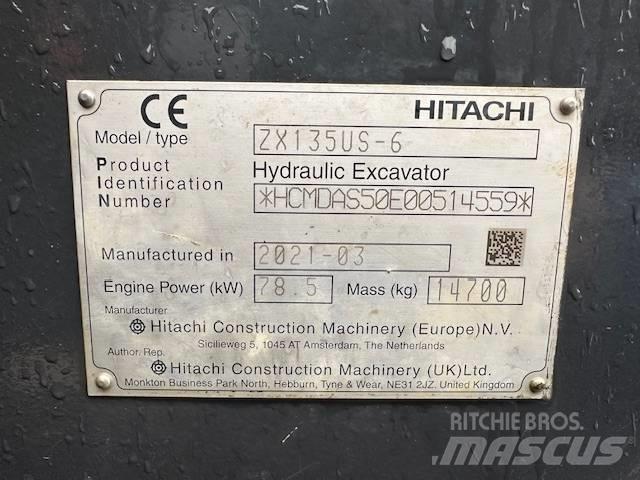 Hitachi ZX 135 US-6 Beltegraver