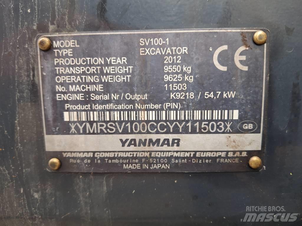 Yanmar SV 100-1 Midigravere 7 - 12t