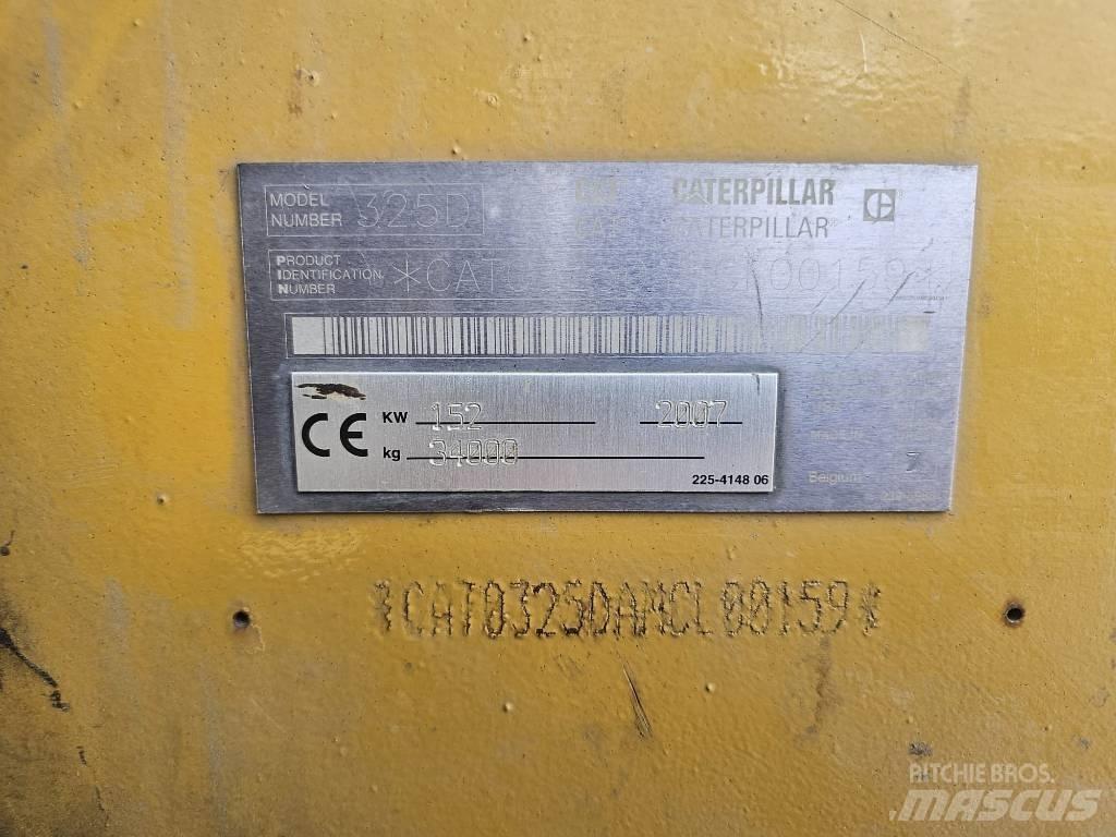 CAT 325 D Long Reach Gravemaskiner med lang bom