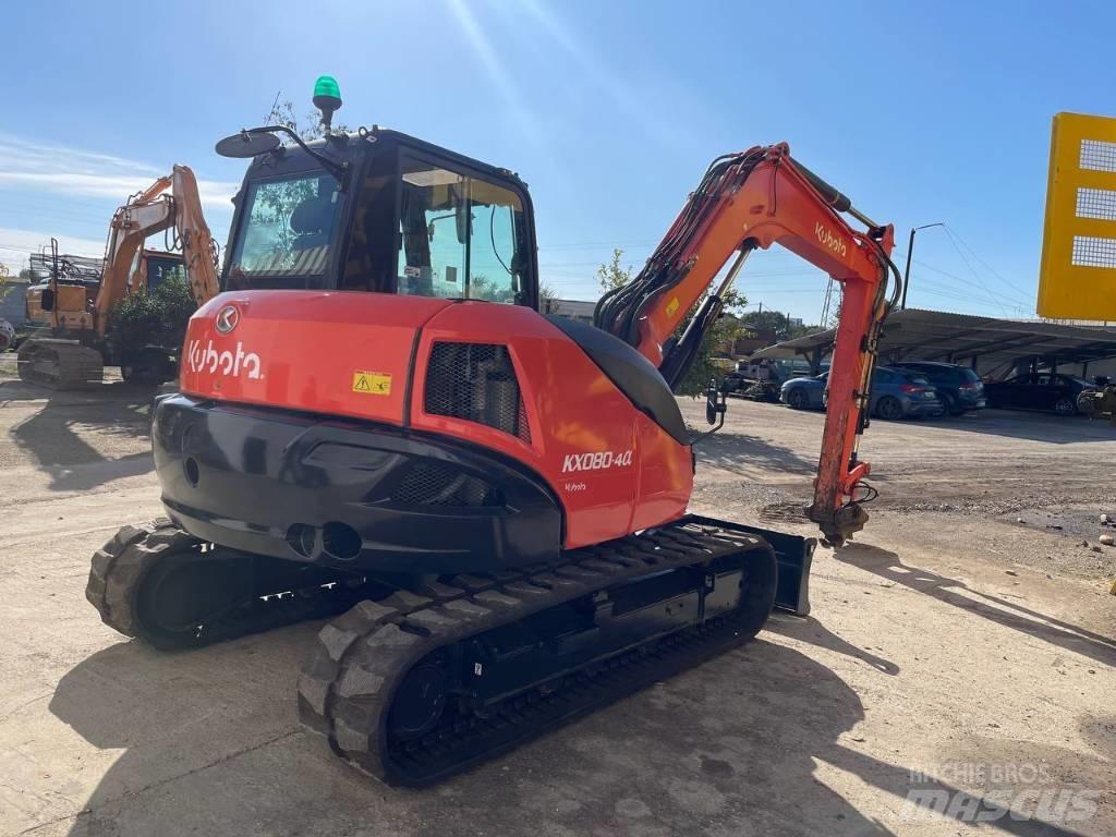 Kubota KX 080-4 Midigravere 7 - 12t