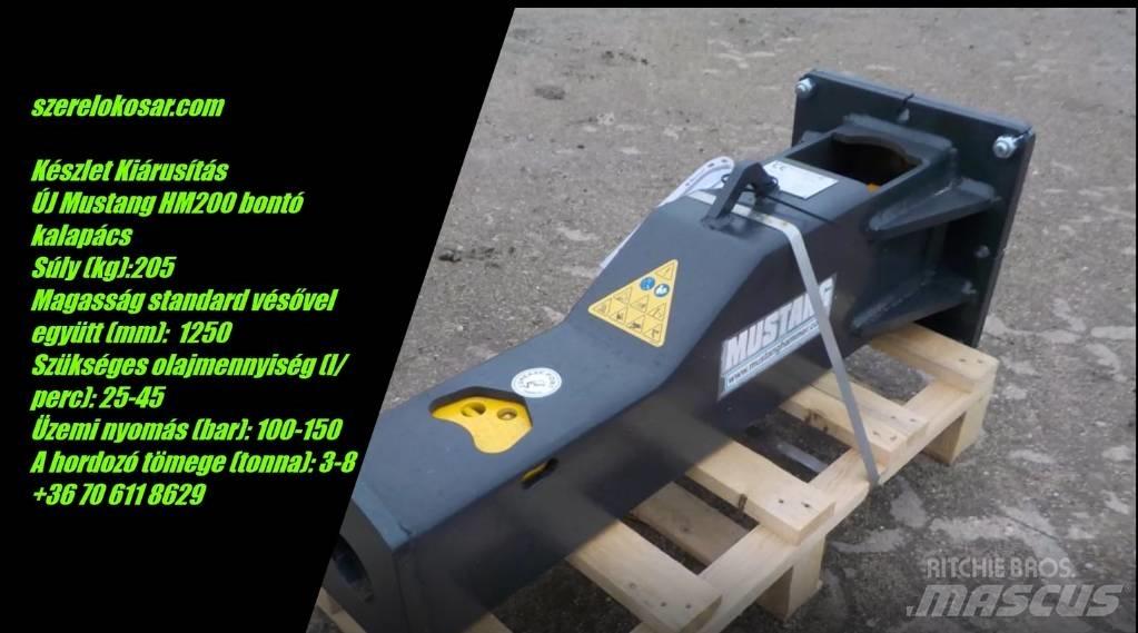 Hammer mustang hm200 Hydrauliske hammere