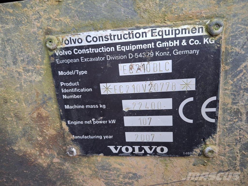 Volvo EC210 BLC Beltegraver