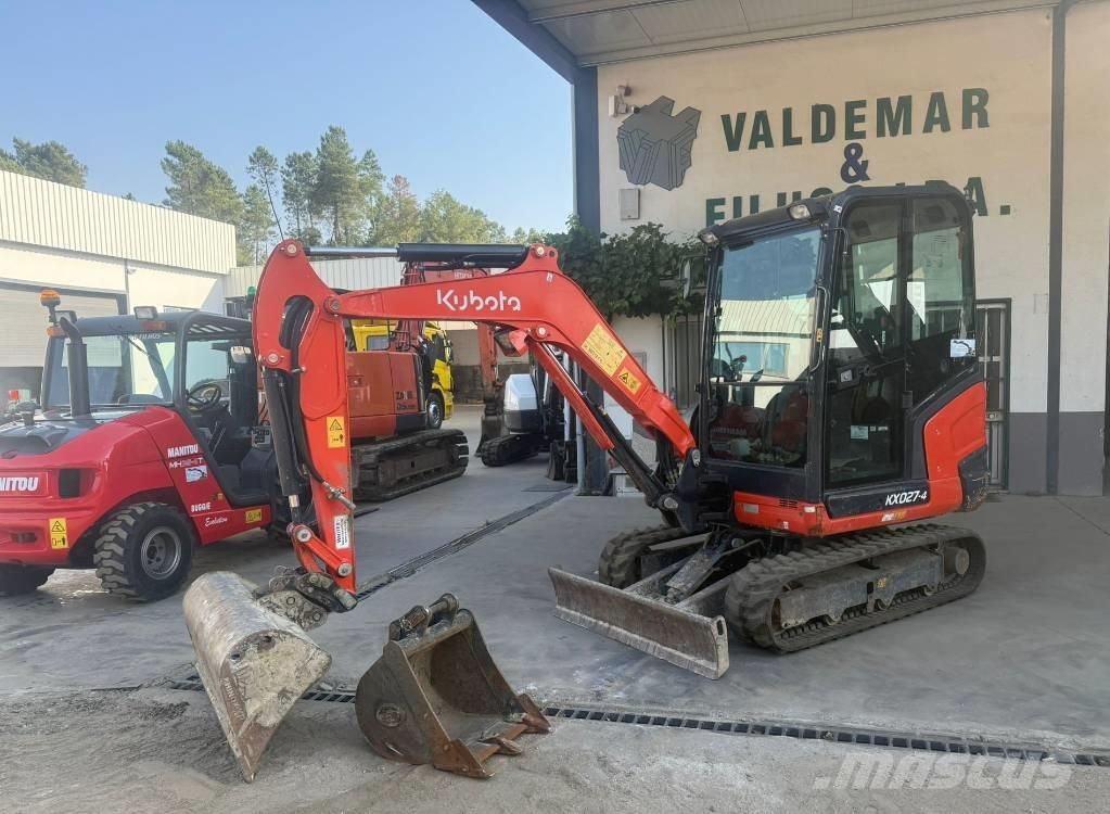 Kubota KX 027-4 Minigravere <7t