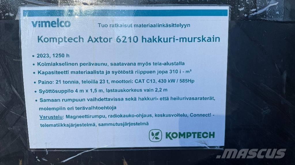 Komptech Axtor 6210 Fliskuttere