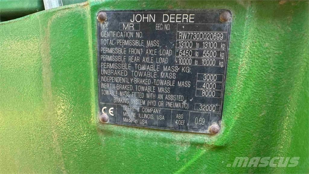 John Deere 7730 Traktorer