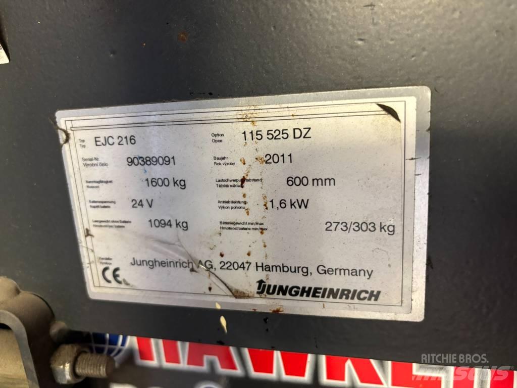 Jungheinrich EJC216 Ledestablere